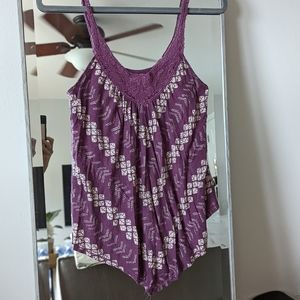 America Eagle Flowy Tank Top